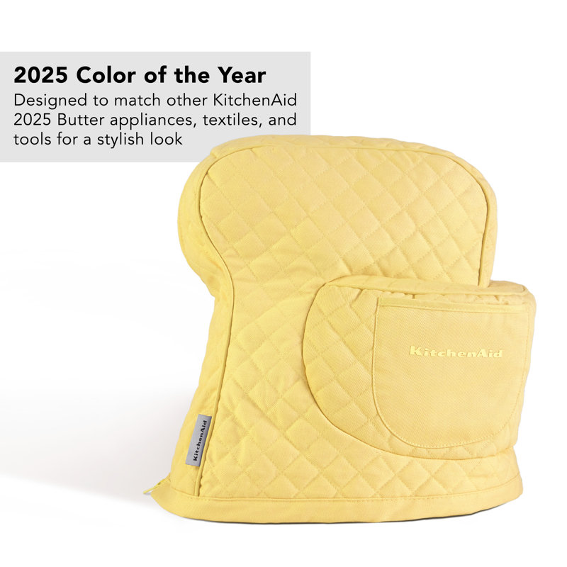 KitchenAid® Quilted Fitted Mixer Cover, Butter Yellow