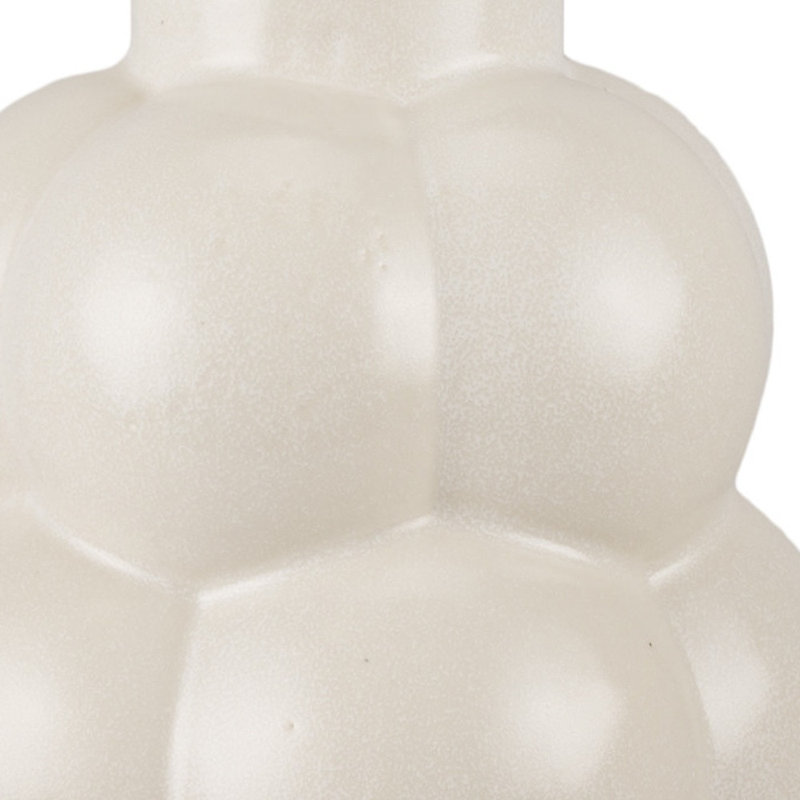 Vase de table 14 "en céramique crème