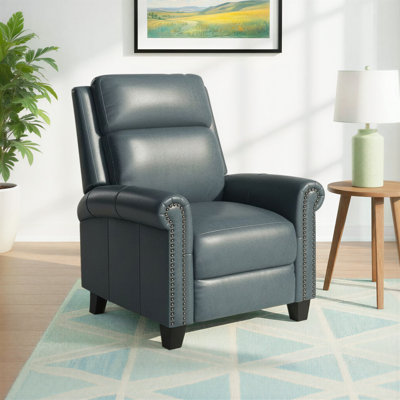 Fauteuil inclinable 33,5 po en cuir véritable