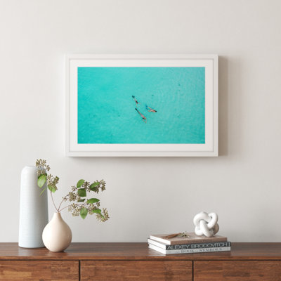 «View Caeruleum» par Hassan Ishan - reproduction d'art sur papier encadrée