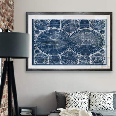 " World Globes Blueprint " by Paul Cezanne