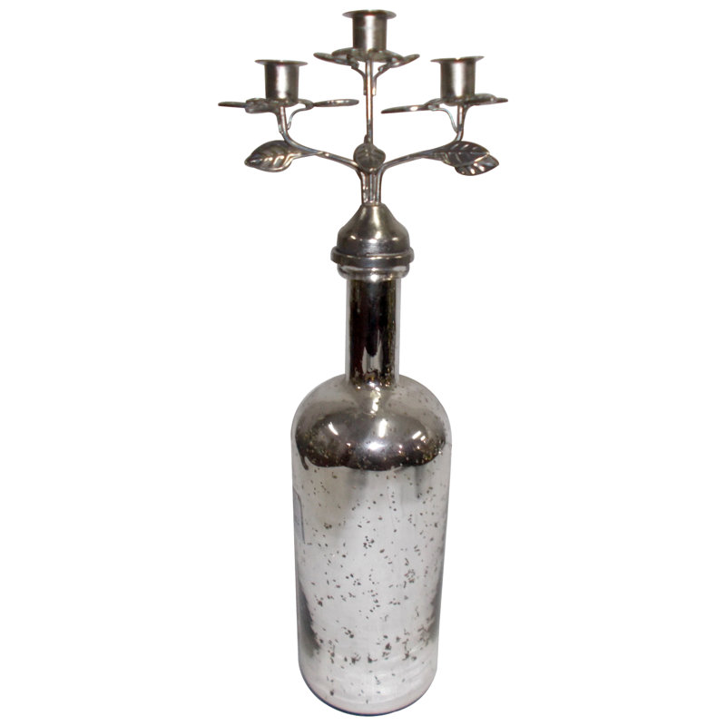 Candlestick, 20.5" H x 5" W x 5" D