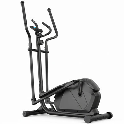 Elliptical Machine, Elliptical Exercise Machine for Home with Ultra-Quiet Magnetic System, Elliptical Trainer with 14 Resistance Levels&15IN Stride Black