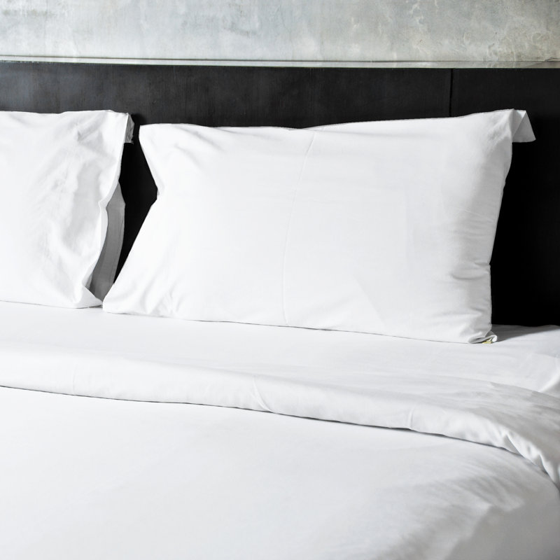 Ensemble de draps en micro-fibre, Ensemble de draps pour lit double + un drap-housse, Blanc