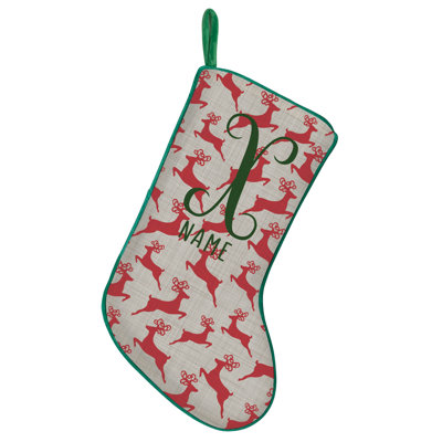 Chaussette de Noël Vintage Reindeers