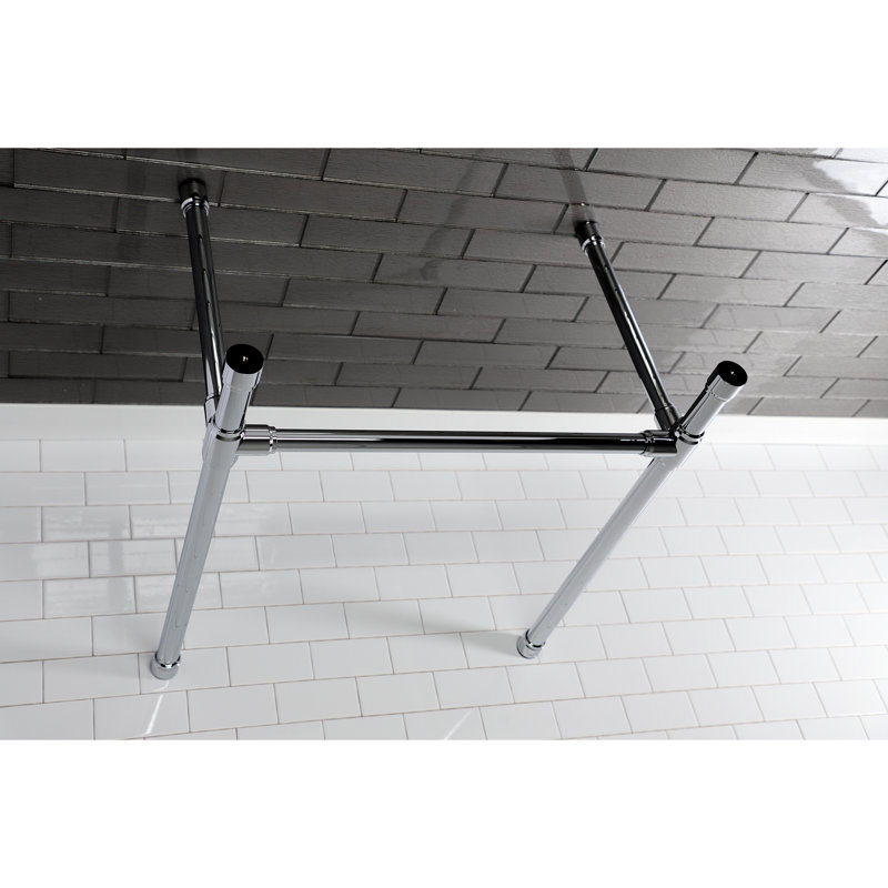 Kingston Brass Dreyfuss Stainless Steel Console Sink Legs, Polished Chrome