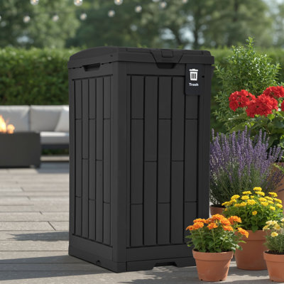 Balconera 38 Gallon Outdoor Trash Can