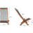 folding roping wood chair
