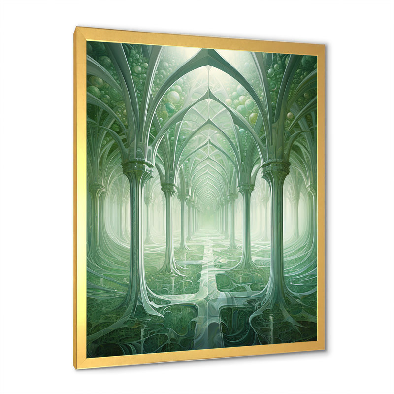 «Infinite Archway», impression sur toile, Encadrement doré, H 40 po x l 30 po x P 1,5 po
