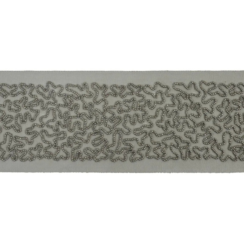 Vermicelli Beaded Tape, Gray/Metallic