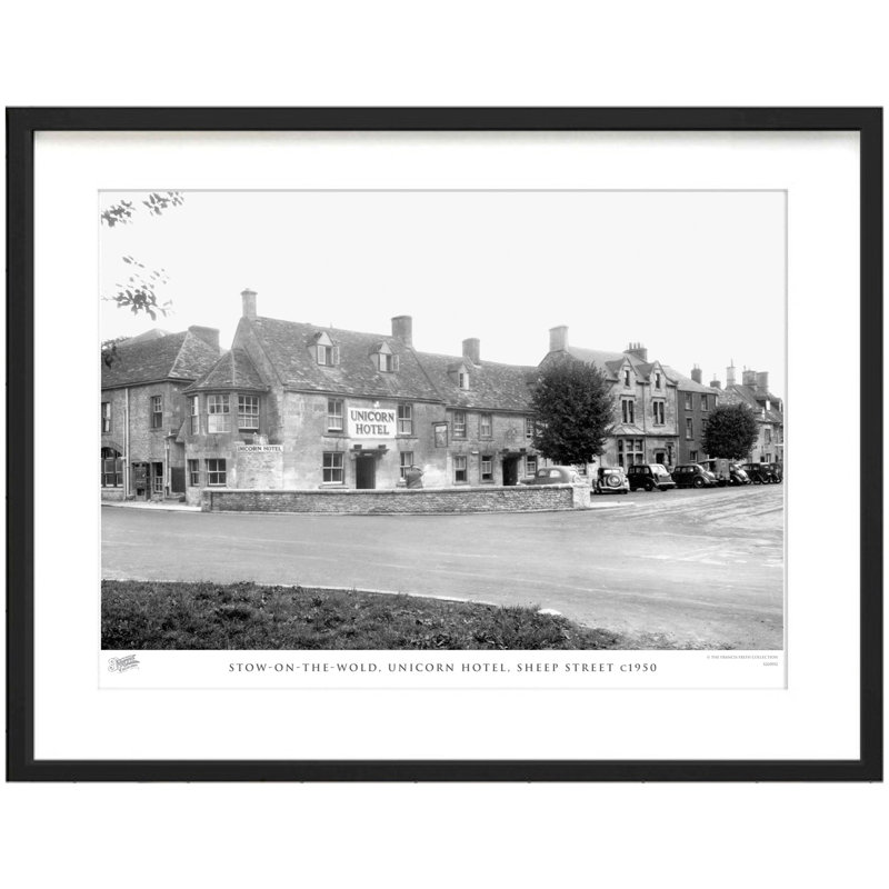 Lechlade, The Old Market Place C1950 by Francis Frith - Single Picture Frame Print, 28cm H x 36cm W x 2.3cm D
