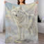Jeté en flanelle de luxe White Mountain-134398280