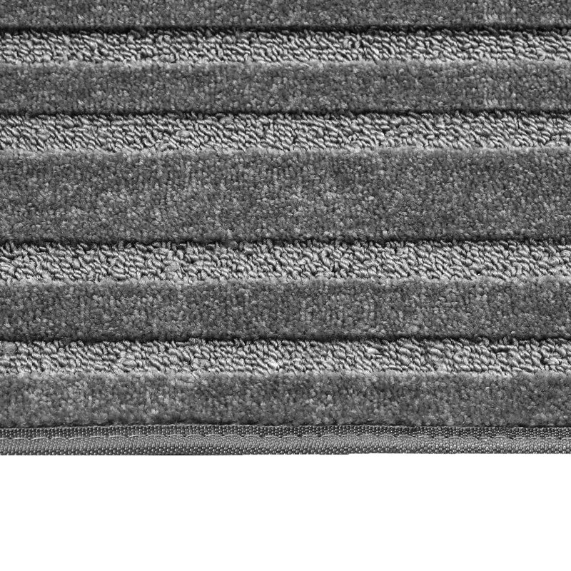 Tapis d'escalier bullnosé antidérapant (ensemble de 16), Gris, 16