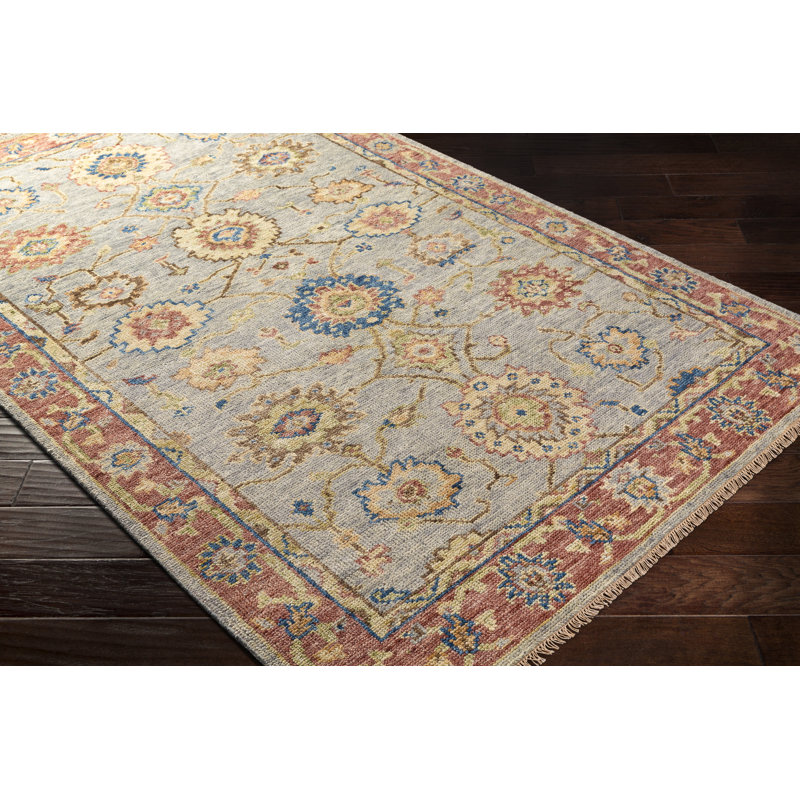 Biscayne Wool Oriental Area Rug, Rectangle 4' x 6'