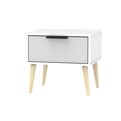 Fully Assembled Euart 1 Drawer Bedside Table