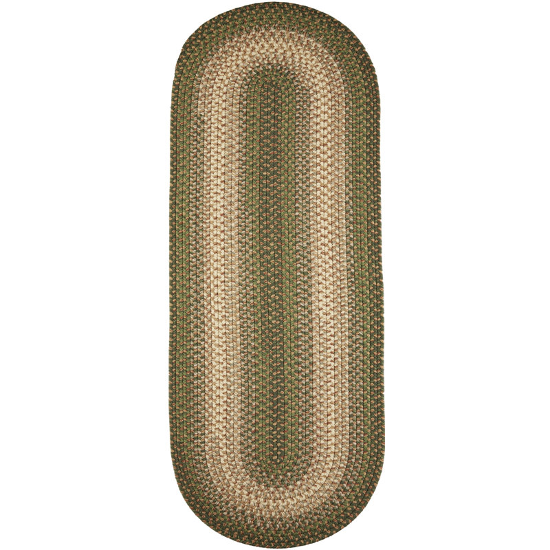 Tapis géométrique tressé à la main Deserie, Tapis de couloir 2 pi x 8 pi