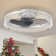 Kordae Flush Mount Dimmable Ceiling Fan with LED Lights