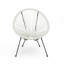 Chaise Anson, ensemble de 2 - Blanc-251857863