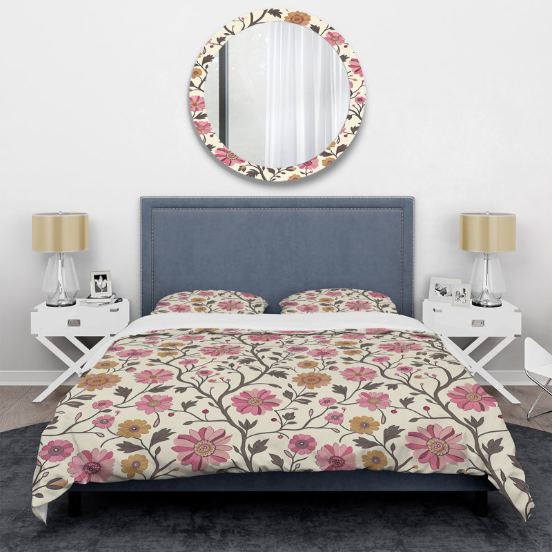 Ensemble de housse de couette Modern, Housse de couette simple et deux taies décorative