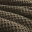 Literie en chenille simple à texture gaufrée, 100%, 2 taies décoratives, revers, lavable à la machine, édredon tricot taupe brun pour le lit, rembourrage, réversible, lavage-121394370