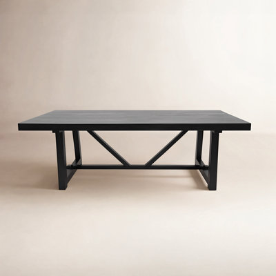 Granita Trestle Base Rectangular Dining Table
