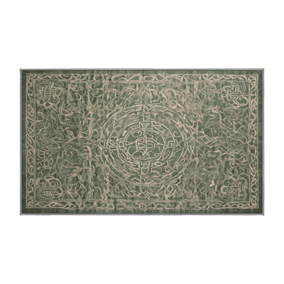 Machine Washable Brown Area Rug