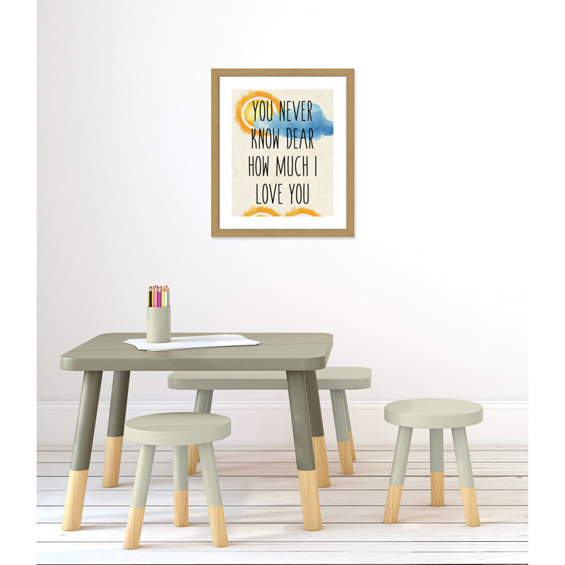 Impression sur papier Sunshine C, H 24,5 po x l 20,5 po x P 0,6 po, Encadré plat chêne