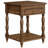 23.8" Tall End Table with Storage, Solid Wood Legs Side Table with Drawer