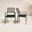 Chaise de patio empilable avec coussin Trennen