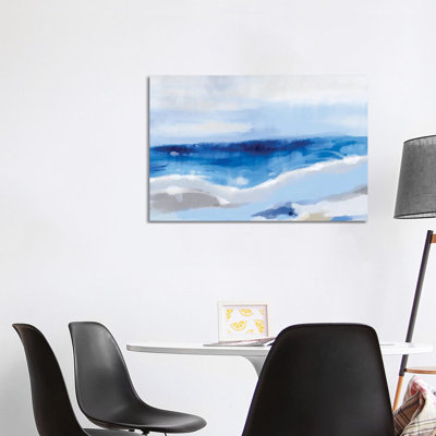 Day At The Beach, Coastal Dreams by Thomas Little - No Frame Gallery-Wrapped Canvas Giclée on Canvas