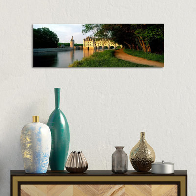 Chateau De Chenonceau, Centre-Val De Loire, France - Wrapped Canvas Panoramic Print