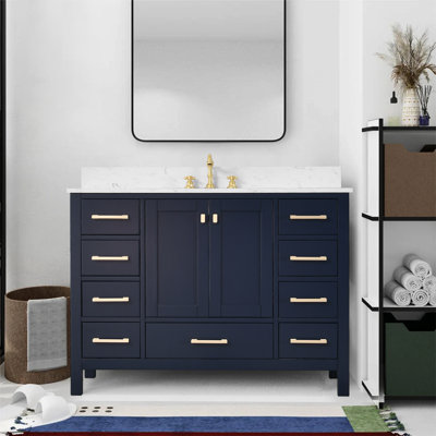 48-inch Bathroom Vanity With Engineered Stone Top