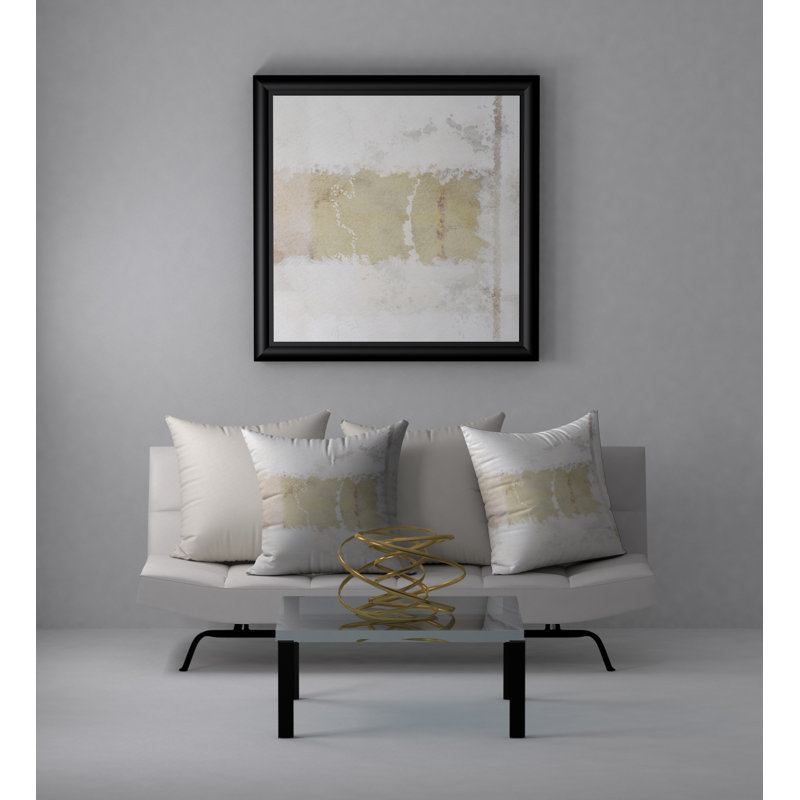 Abstract Reversible Throw Pillow, 18"x18"