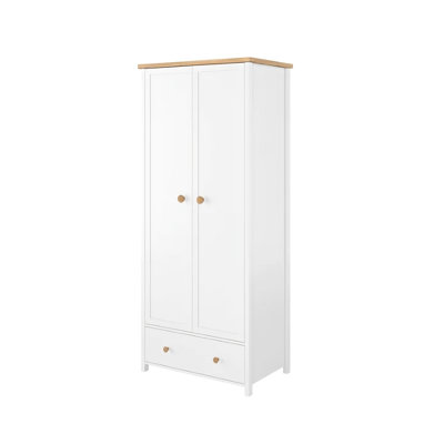 Needville 2 Door Manufactured Wood Wardrobe