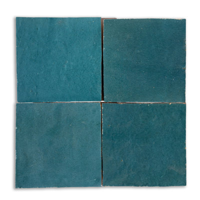 Zellige 4" x 4" Moroccan Wall & Floor Tile