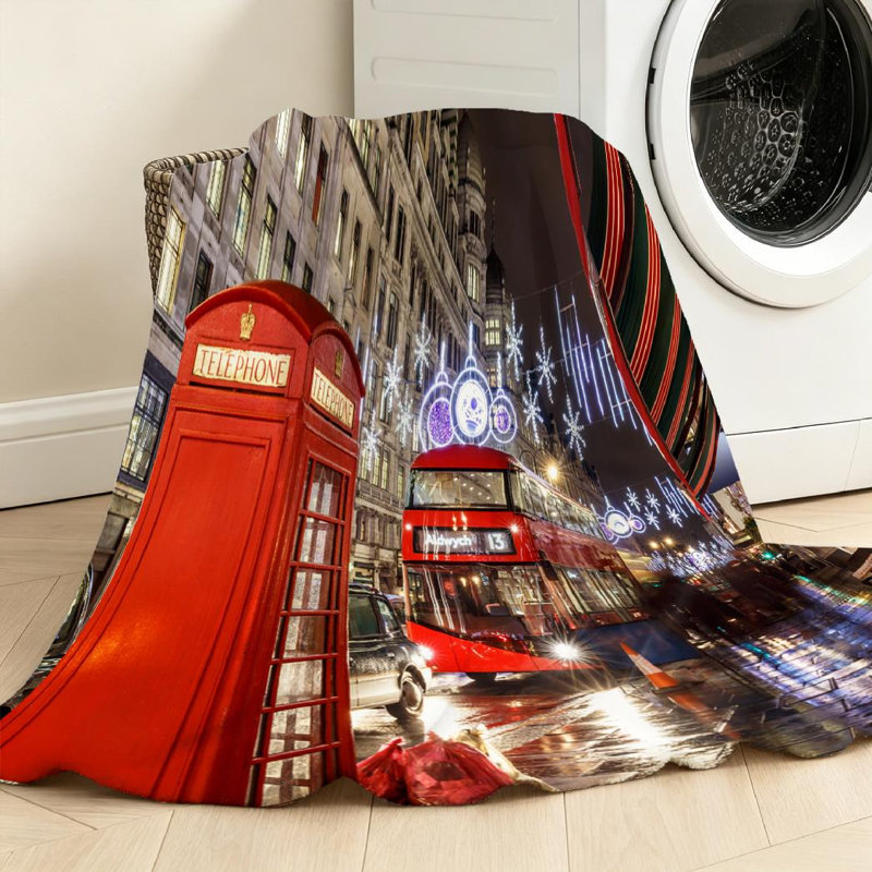 Jeté en molleton rouge flanelle ultra doux rouge, Throw 30" x 40"