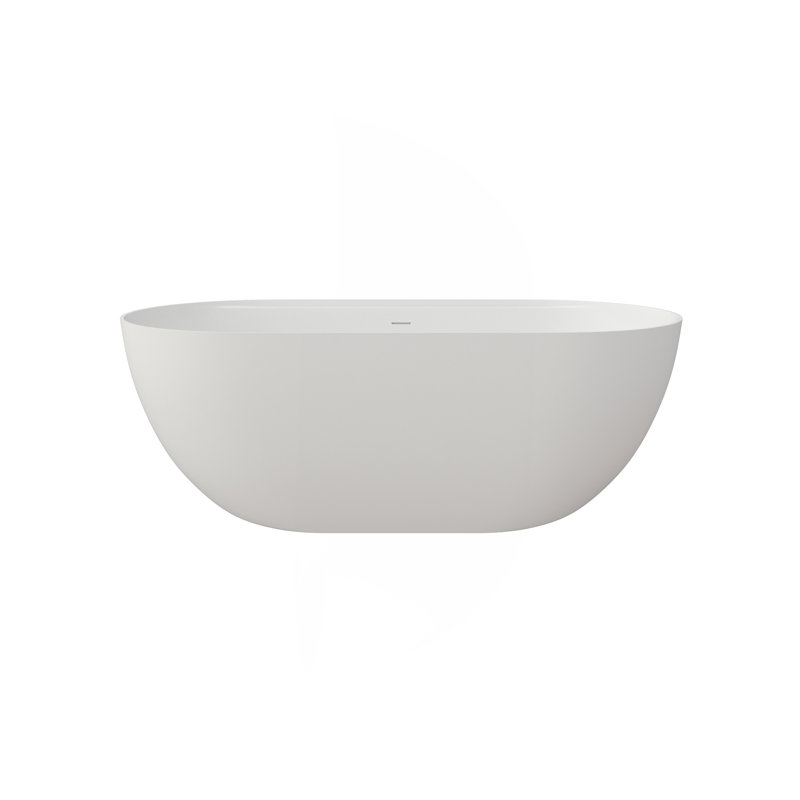 Baignoire profonde 59 "de qualité supérieure avec tablette en acrylique