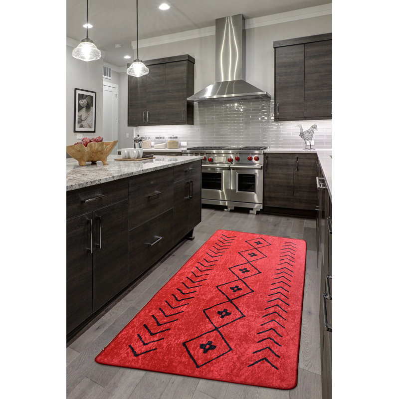 Premium Hall Carpet, 2.6 x 9.8 ft, 100% Polyester, 0.2 in Pile Height | Antibacterial, Non-Slip Underside, Machine Washable | Durable & Easy Care, Ideal for Entryways & Living Rooms, Elegant Design