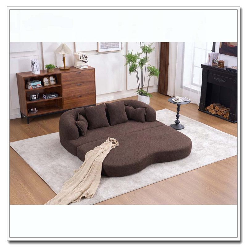 Canapé-lit pliant 70 po 2 en 1, Brown