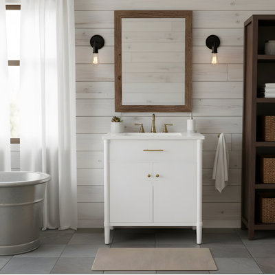 Curved Profile Bathroom Vanity