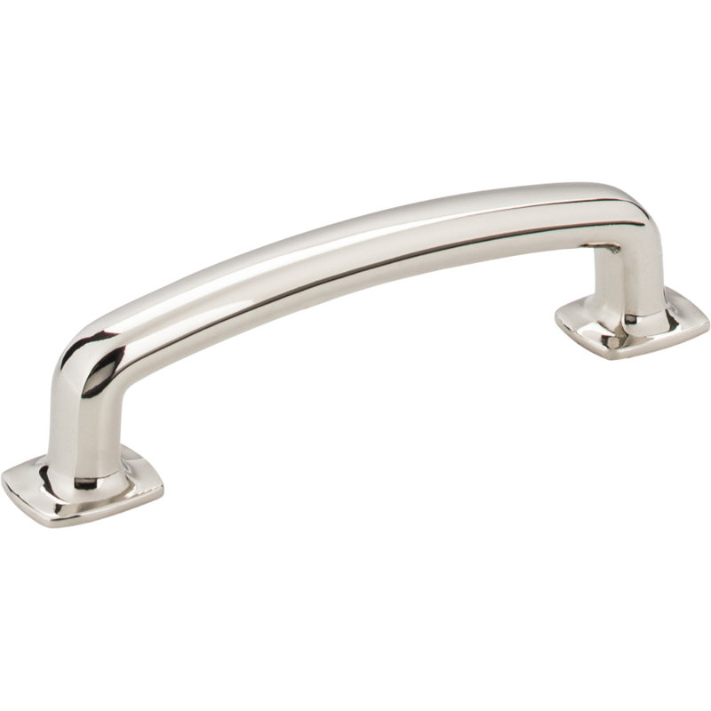 Belcastel I Bar Pull, Polished Nickel, 3 3/4"