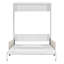 Grand lit escamotable mural avec coussin, grand lit, blanc-117095710