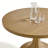 Aurora Luxury Solid Wood Round Dining Table - 2” Thick Tabletop With Sculptural Pedestal Base - Mid-Century Modern Centerpiece For Kitchen & Dining Room-576160271