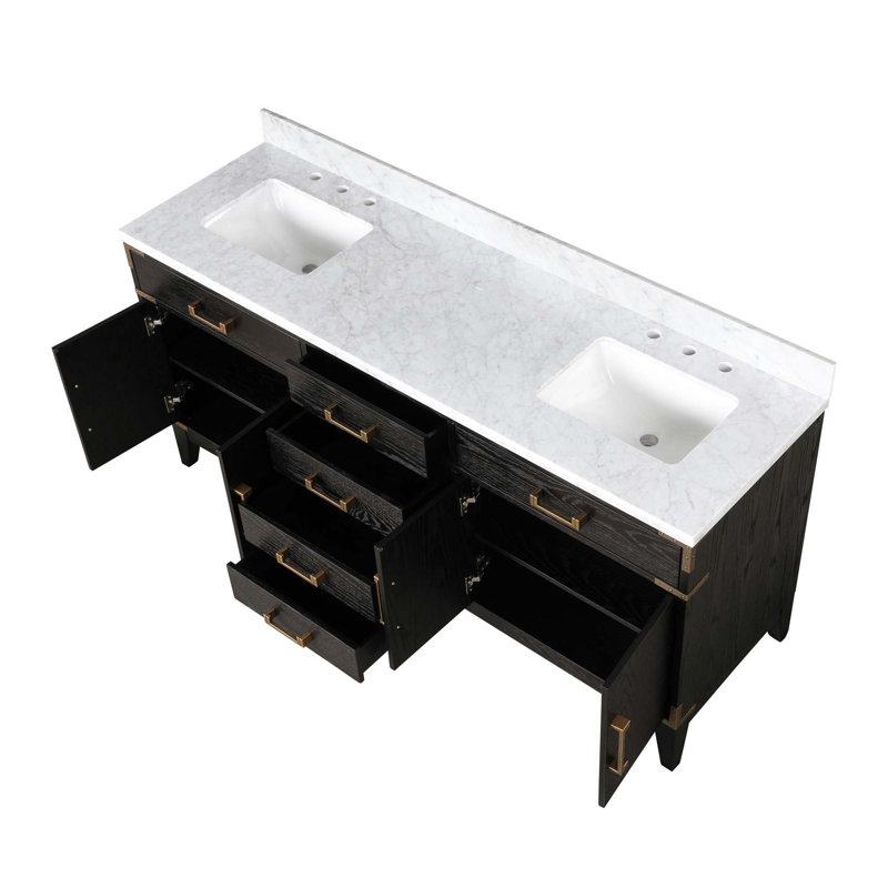 Double Bath Vanity With Top