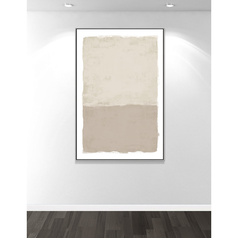 «Silent Sands II» par Natalie Carpentieri, Flottant argenté, 41.5' W x 61.5' H