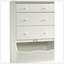 Commode 3 tiroirs, finition blanche
