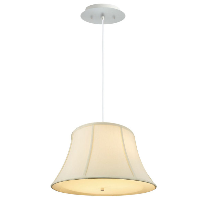 2 - Light White Single Pendant