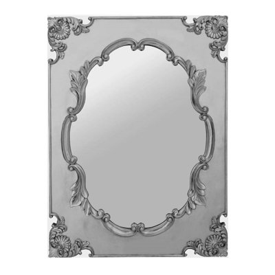 Masham Wood Flat Wall Mirror