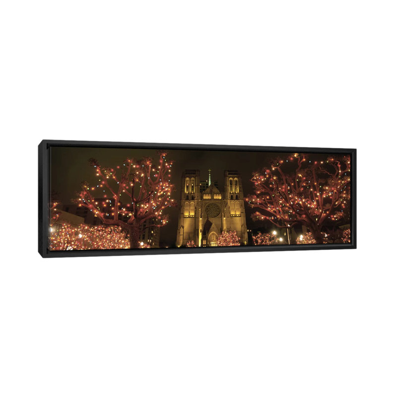 « grace cathedral, san francisco, california », reproduction de photo sur toile, H 20 po x l 60 po x P 1,5 po