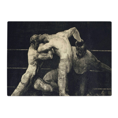 A Stag at Sharkey's by George Bellows Chopping Board